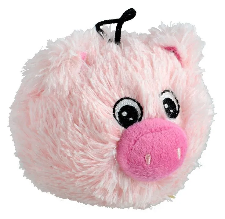 Dog squeaky toy pig